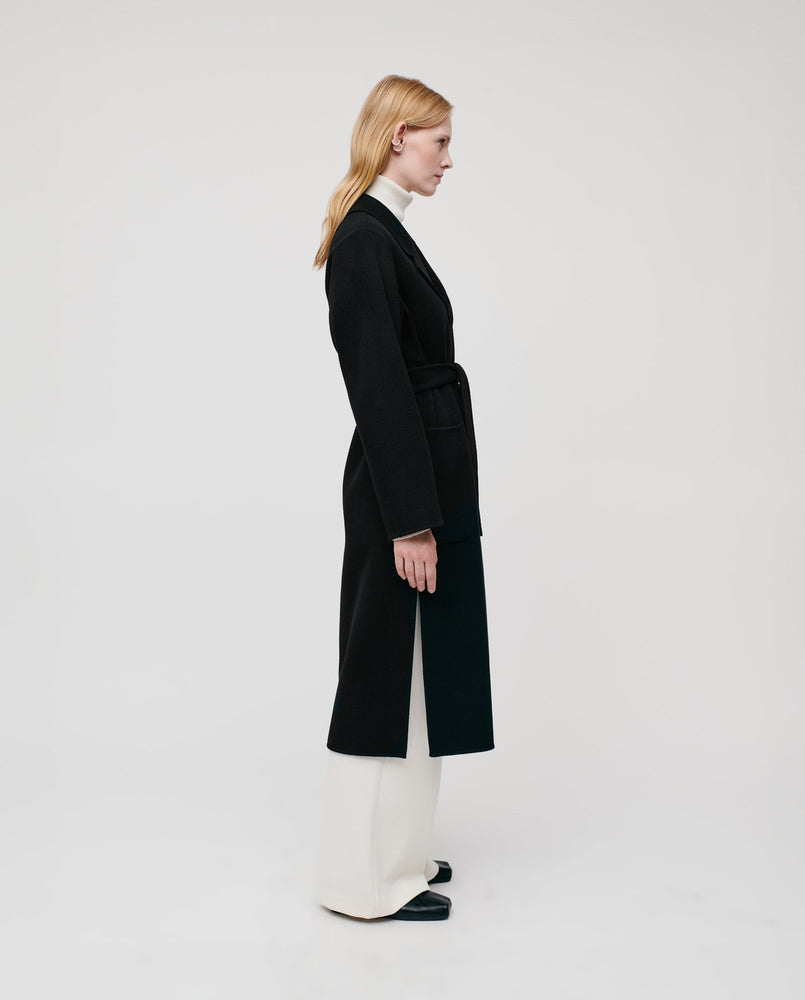 IVY OAK - Celia double face coat - Black