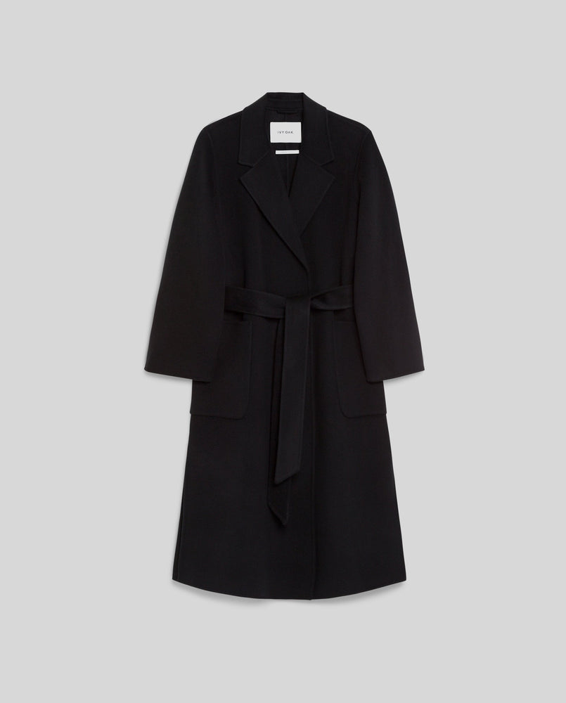 IVY OAK - Celia double face coat - Black