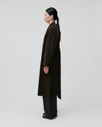 IVY OAK - Celia double face coat - Dark brown