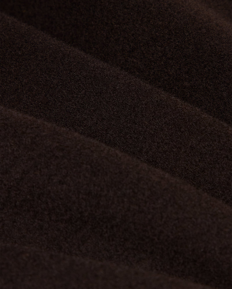 IVY OAK - Celia double face coat - Dark brown