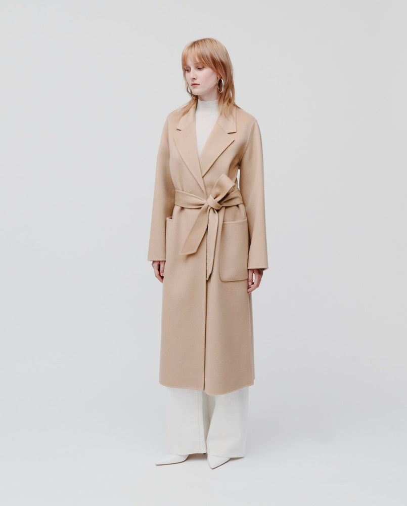 IVY OAK - Celia double face coat - Light caramel