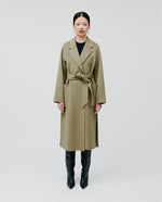 IVY OAK - Celia double face coat - Sage green