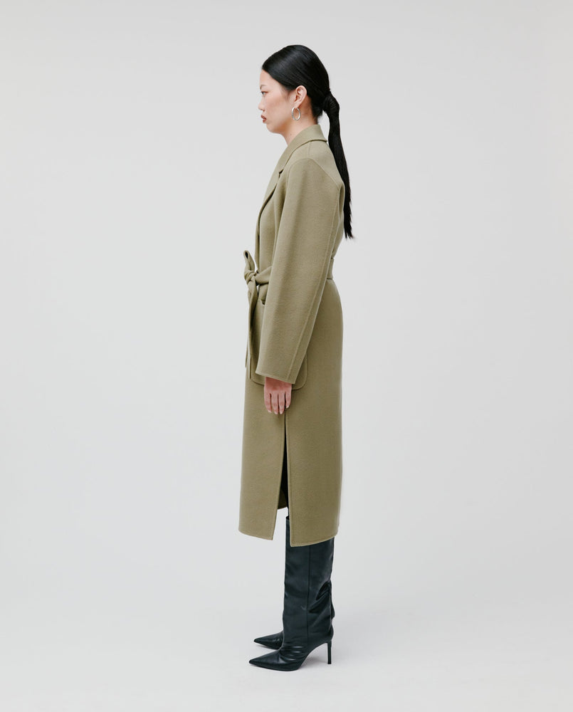 IVY OAK - Celia double face coat - Sage green