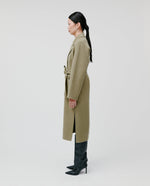 IVY OAK - Celia double face coat - Sage green