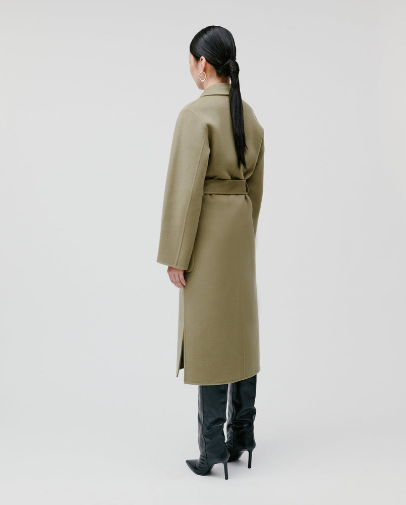 IVY OAK - Celia double face coat - Sage green