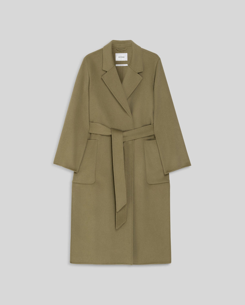 IVY OAK - Celia double face coat - Sage green
