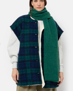 INES TEDDY OVERSIZED JACKET | BLUE CHECKS W/ TEDDY LINING