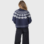 Klitmøller Collective Claire knit - Navy/cream