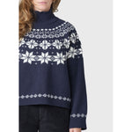 Klitmøller Collective Claire knit - Navy/cream