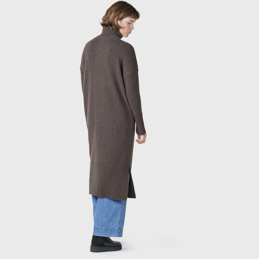Klitmøller Collective Gro knit dress - Taupe
