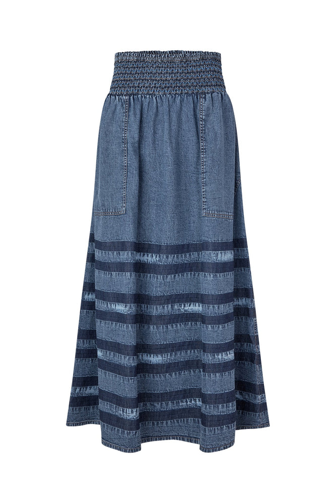 Lollys Laundry AMOND Maxi Skirt - Blue
