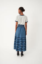 Lollys Laundry AMOND Maxi Skirt - Blue