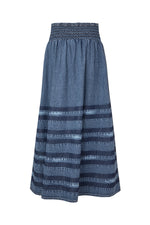 Lollys Laundry AMOND Maxi Skirt - Blue