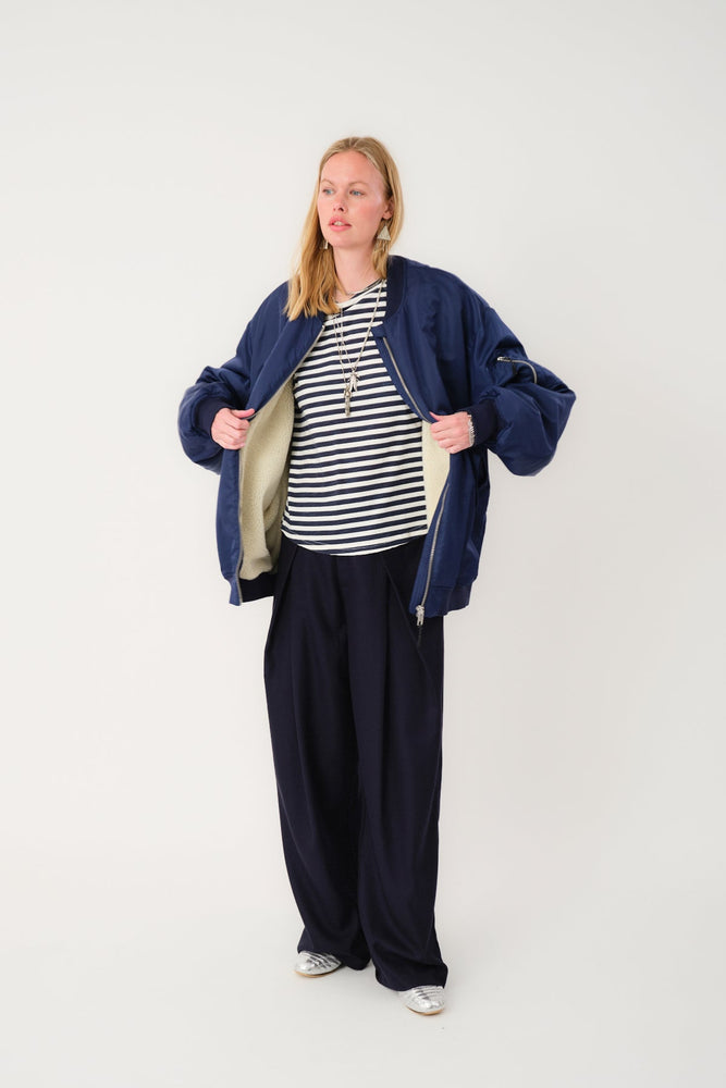 Lollys Laundry LILA bomber jacket - Dark navy