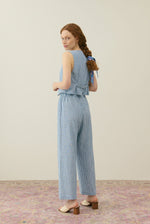 Louise Misha Abuela pants - Blue onda stripes
