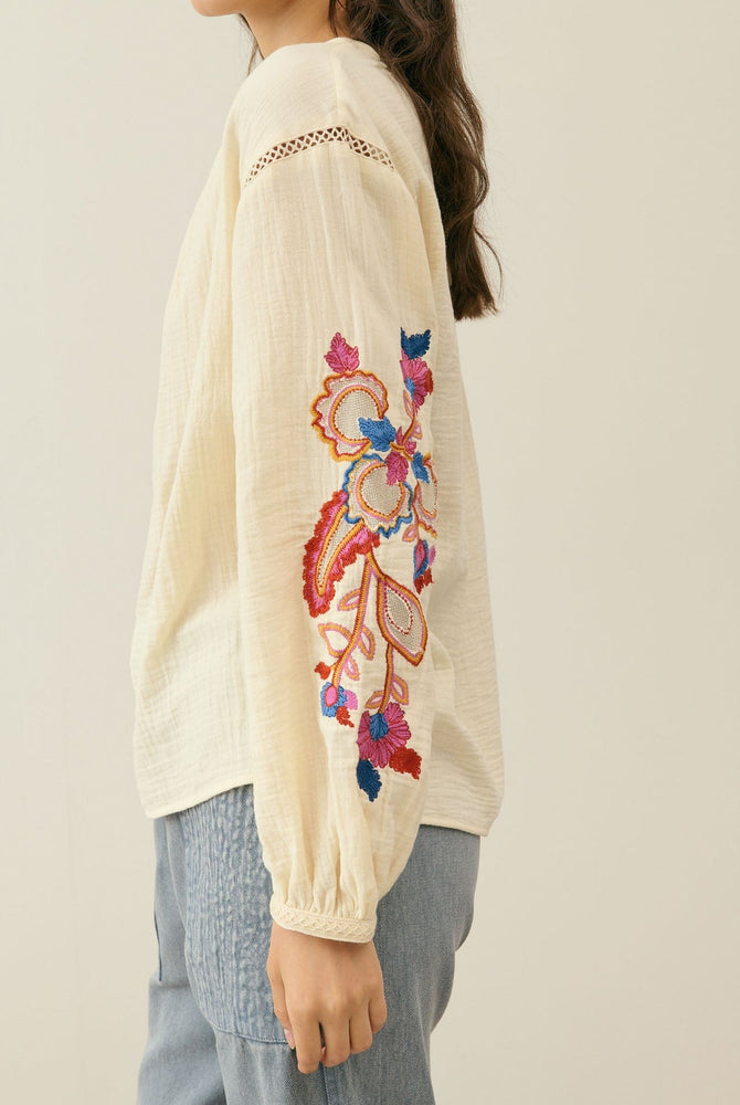 Louise Misha Akania blouse - Natural