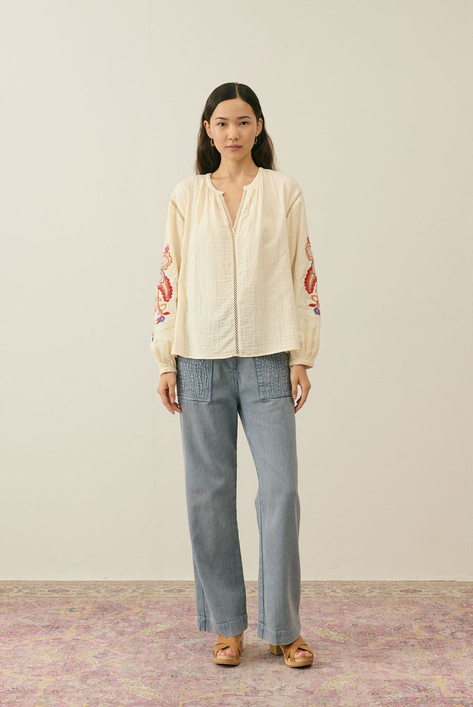Louise Misha Akania blouse - Natural