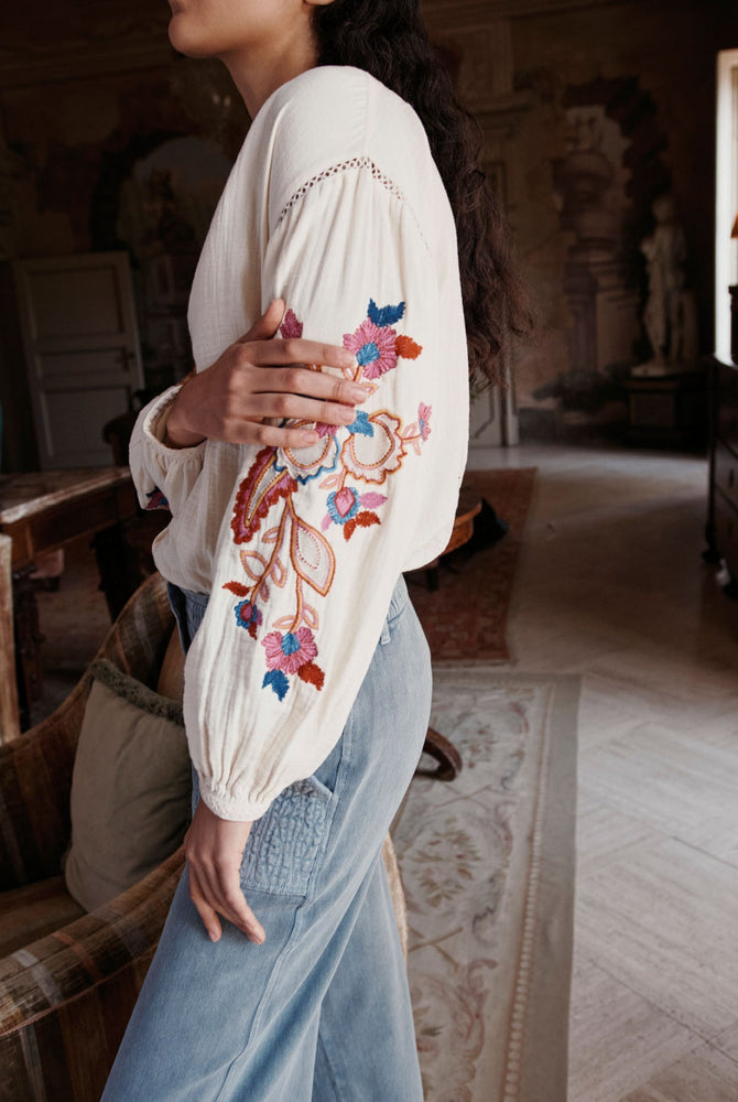 Louise Misha Akania blouse - Natural
