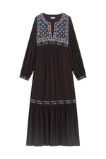 Louise Misha GABRIELLA DRESS Charcoal
