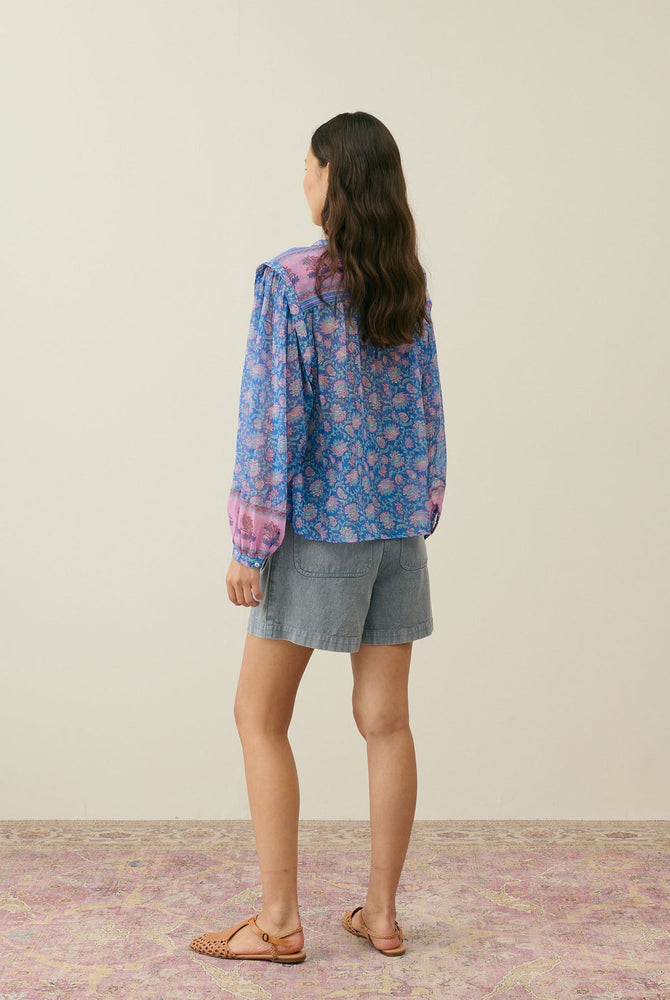 Louise Misha Jane shirt - Blue Capri cove