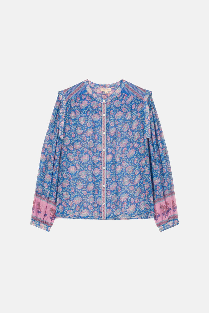 Louise Misha Jane shirt - Blue Capri cove