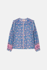 Louise Misha Jane shirt - Blue Capri cove