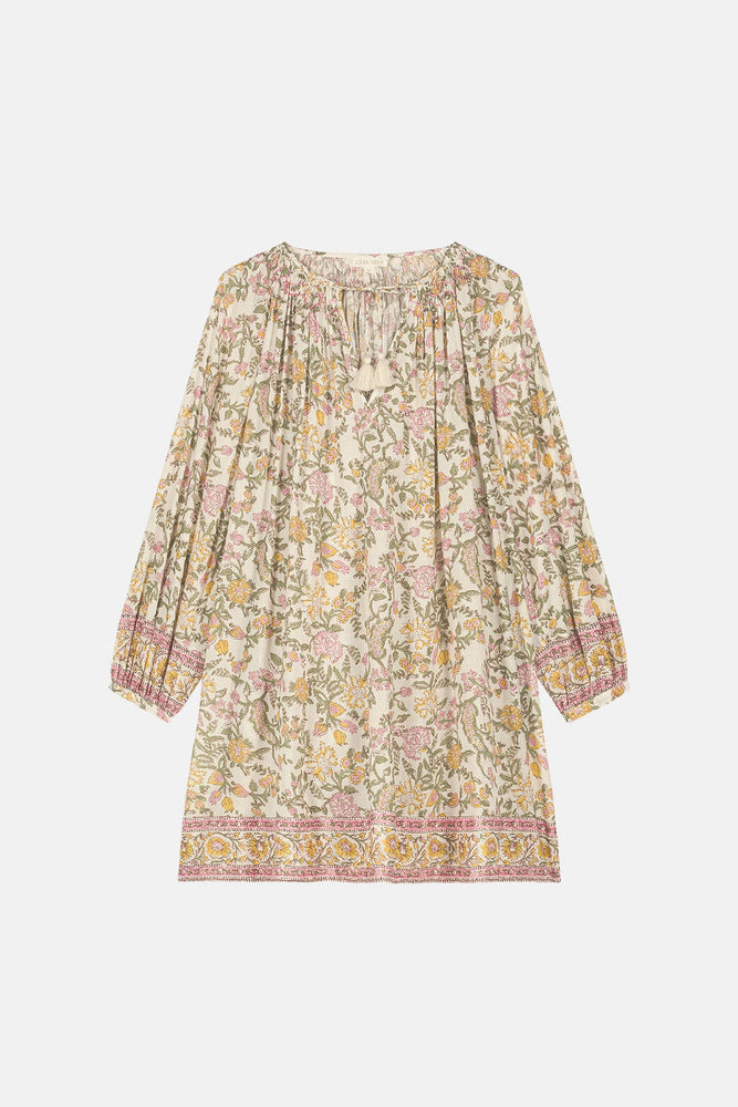 Louise Misha Janice dress - Cream mimosa spring