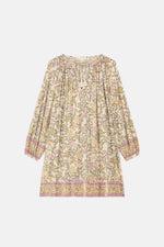 Louise Misha Janice dress - Cream mimosa spring