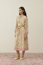 Louise Misha Martina dress - Cream mimosa spring