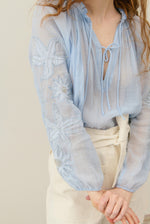 Louise Misha Nicoliana blouse - Sky blue