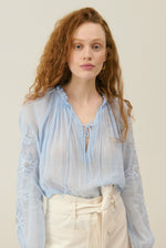Louise Misha Nicoliana blouse - Sky blue