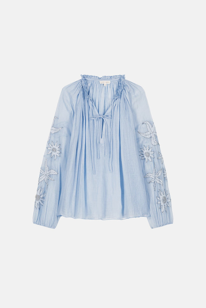 Louise Misha Nicoliana blouse - Sky blue