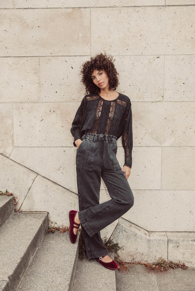 Louise Misha ARLOVIE PANTS Charcoal