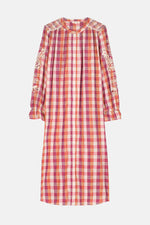 Louise Misha Deepali dress - Cream sunset checks