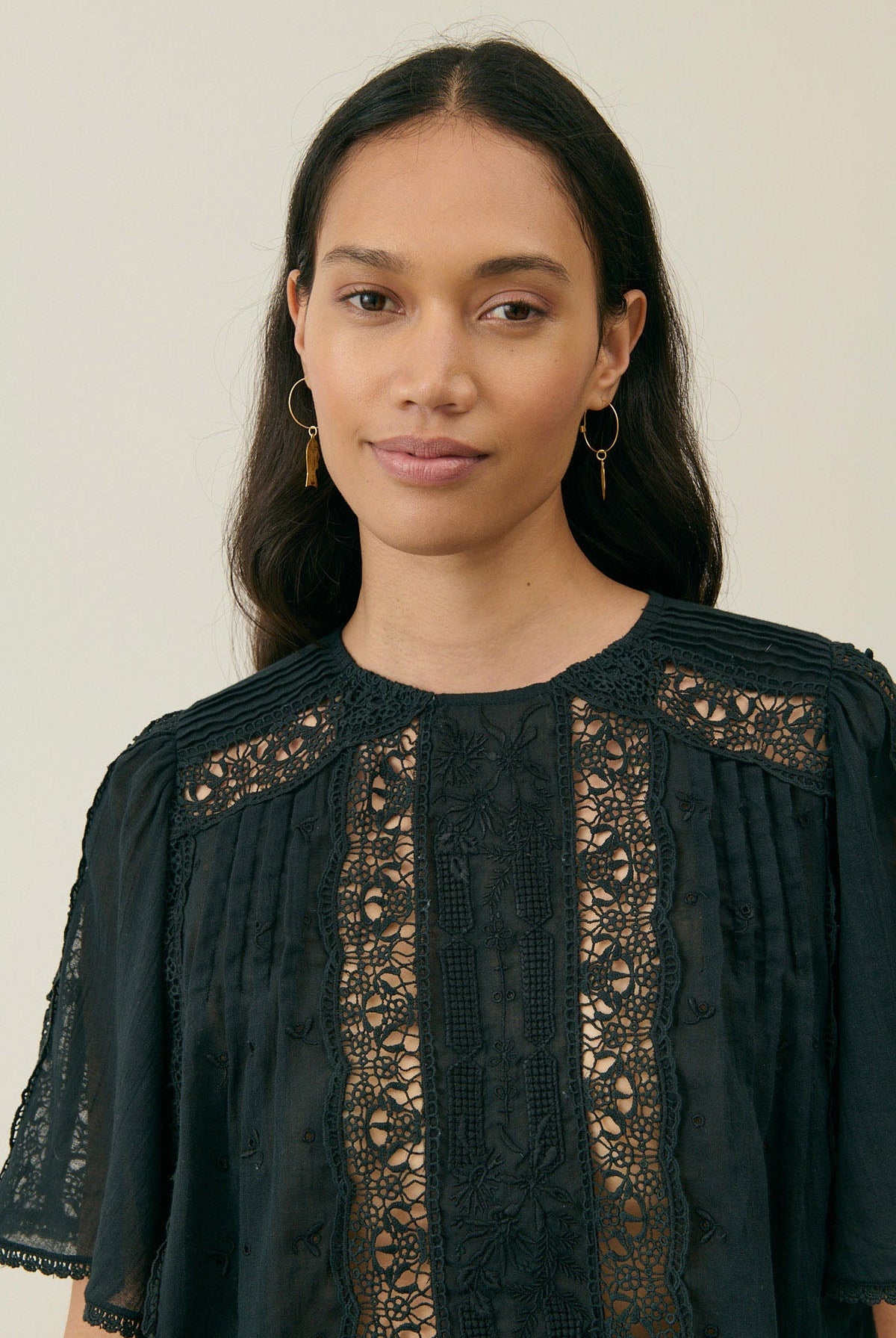 トップス Louise blouse /black Blouse Women | Louise Black | Le Nouveau Chef