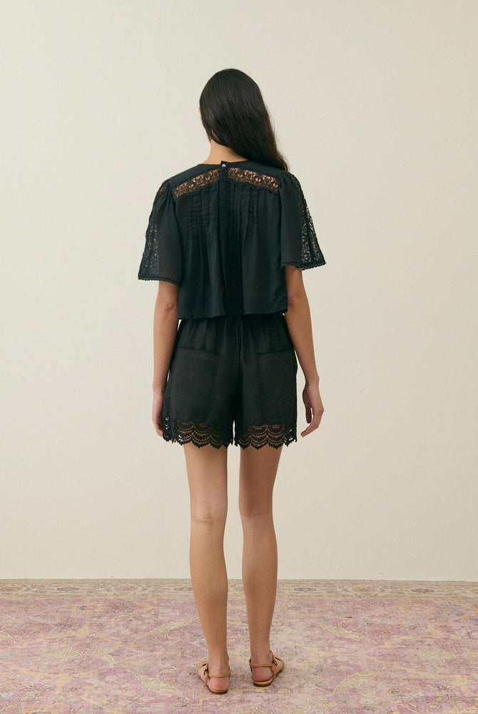Louise Misha Ingrid blouse - Black