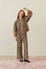 Louise Misha JANE BLOUSE Charcoal Poem