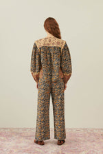 Louise Misha JANE BLOUSE Charcoal Poem
