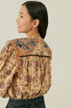 Louise Misha JANIA BLOUSE Cream Poem