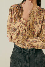 Louise Misha JANIA BLOUSE Cream Poem
