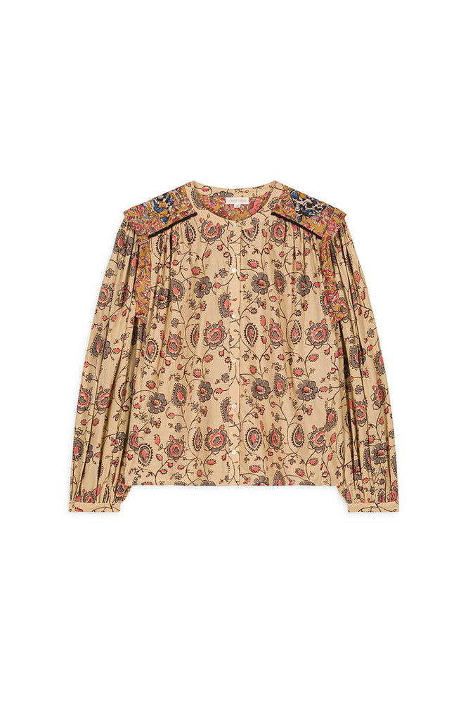 Louise Misha JANIA BLOUSE Cream Poem