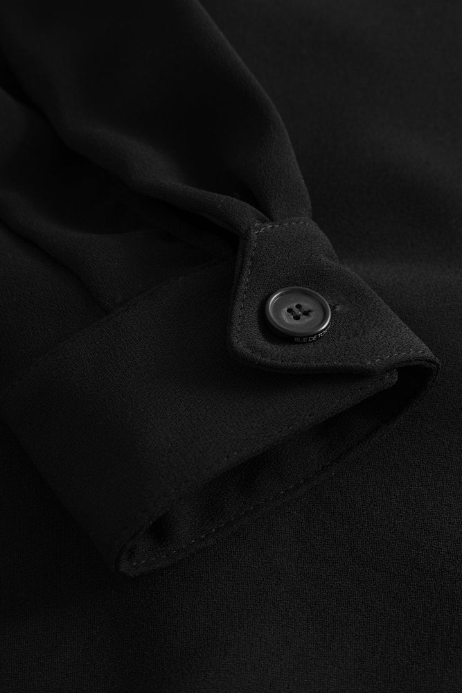 Rue De Tokyo CANDRA HEAVY CREPE Black