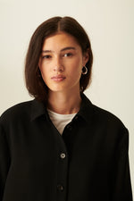 Rue De Tokyo CANDRA HEAVY CREPE Black