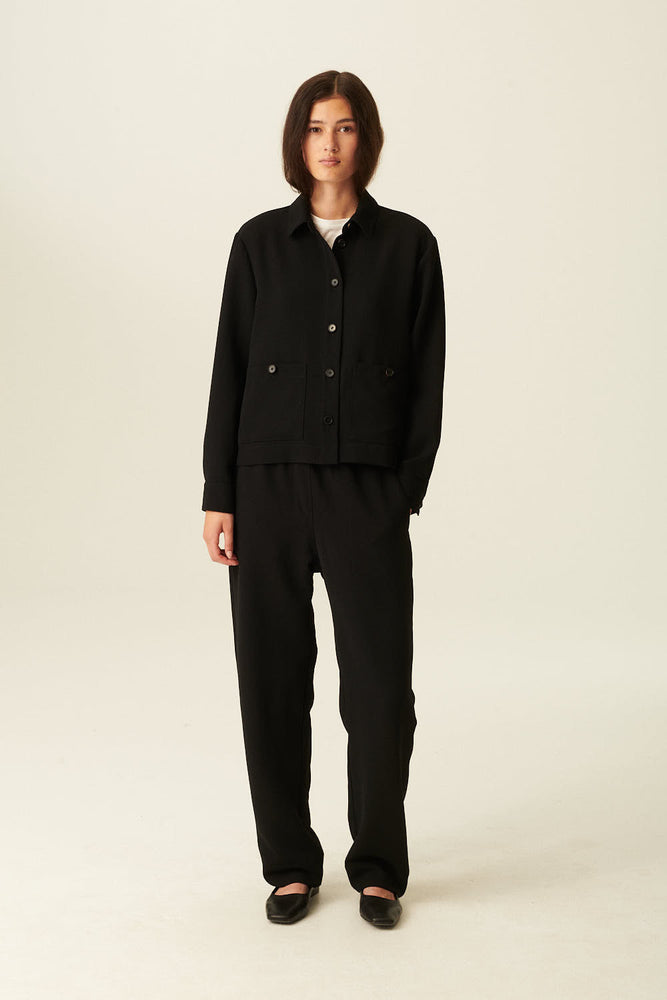 Rue De Tokyo CANDRA HEAVY CREPE Black
