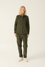 Rue De Tokyo PAREL BABY CORD GOTS Moss Green