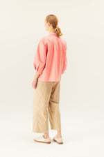 Rue De Tokyo Pia Organic Garment Dyed Poplin Pants - Beige