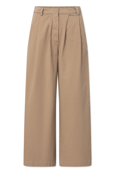 Rue De Tokyo PRUDIE PRE DYED TWILL PANTS Light Brown