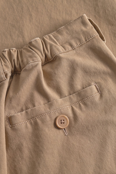 Rue De Tokyo PRUDIE PRE DYED TWILL PANTS Light Brown