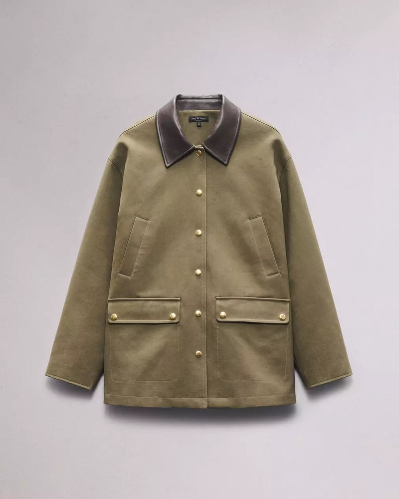 Rag & Bone Cassidy Cotton Jacket Army