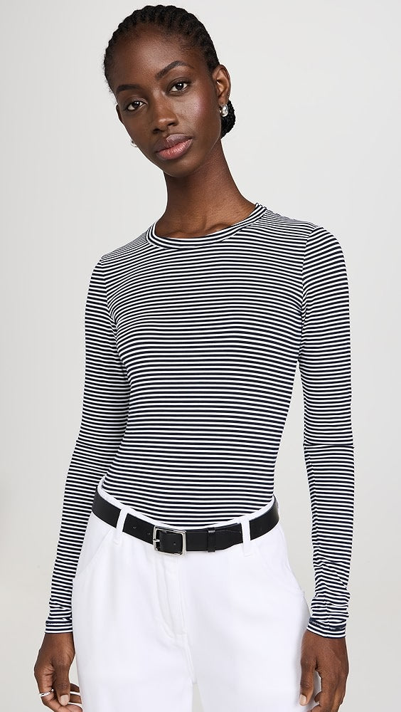 Rag & Bone Luca Striped Tee Black/White